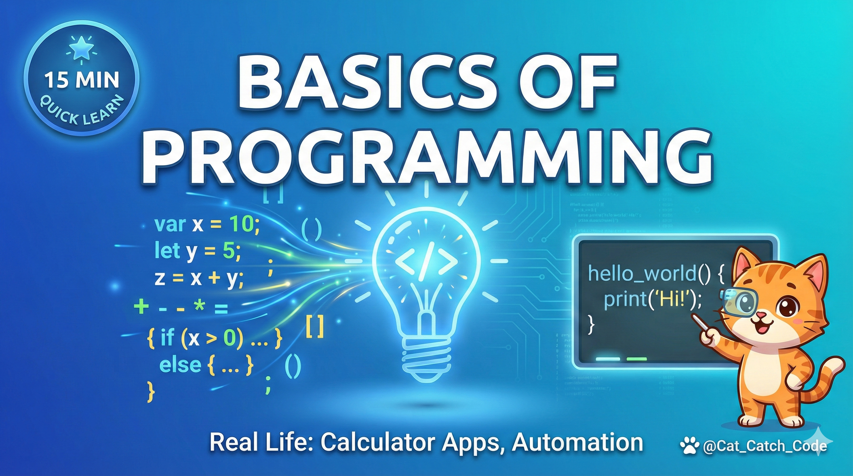 Basics of Programming